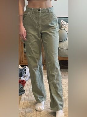 Light Green Carpenter Jean